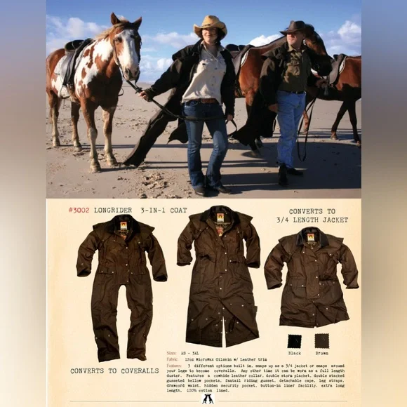 vintage double riders long coat American vintage Double Riders